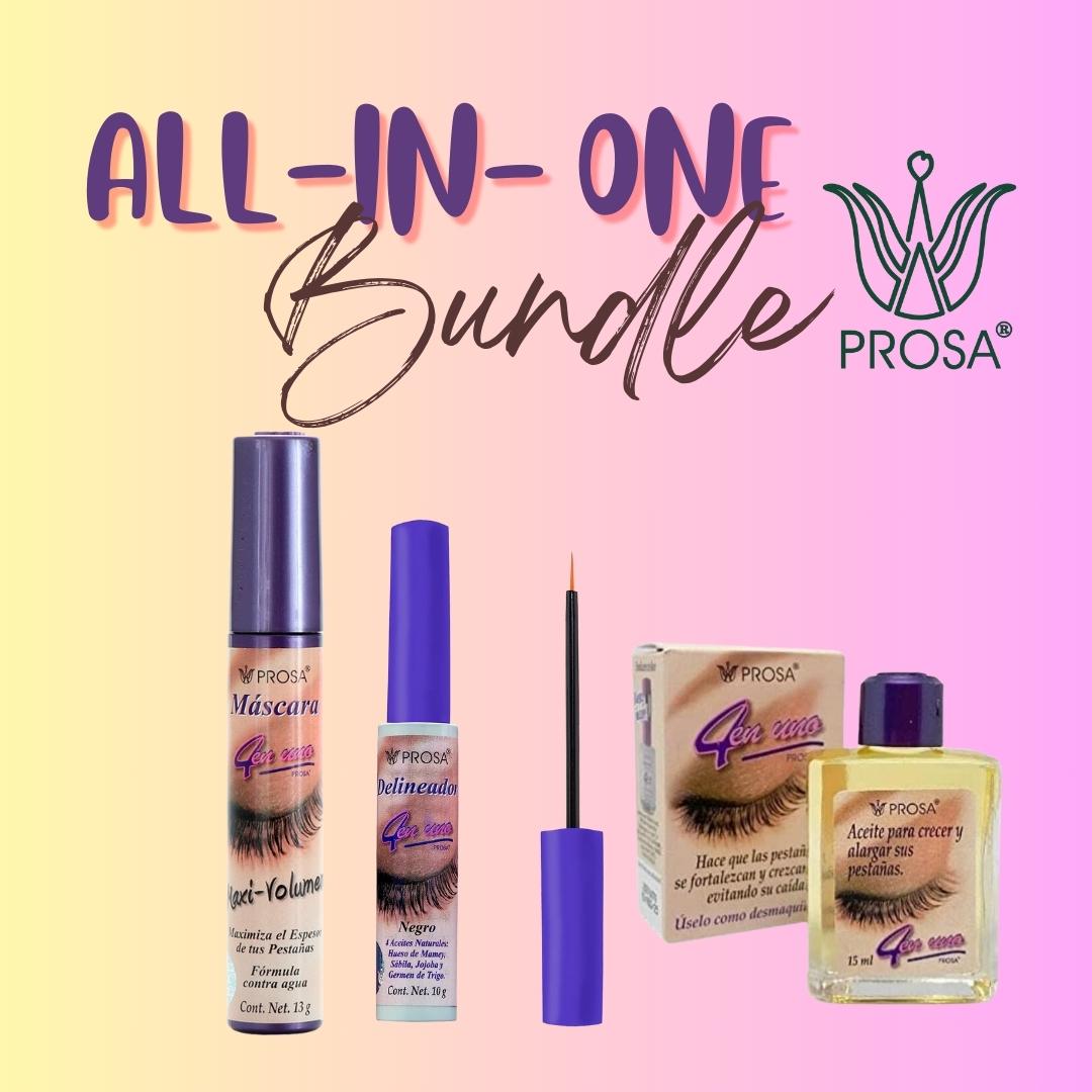 Prosa all in one set mascara, oil and eyeliner