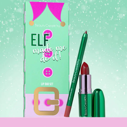 Beauty Creations ELFIE LIP DUOS ELF MADE ME DO IT Red