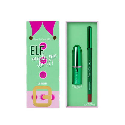 Beauty Creations ELFIE LIP DUOS ELF MADE ME DO IT Red