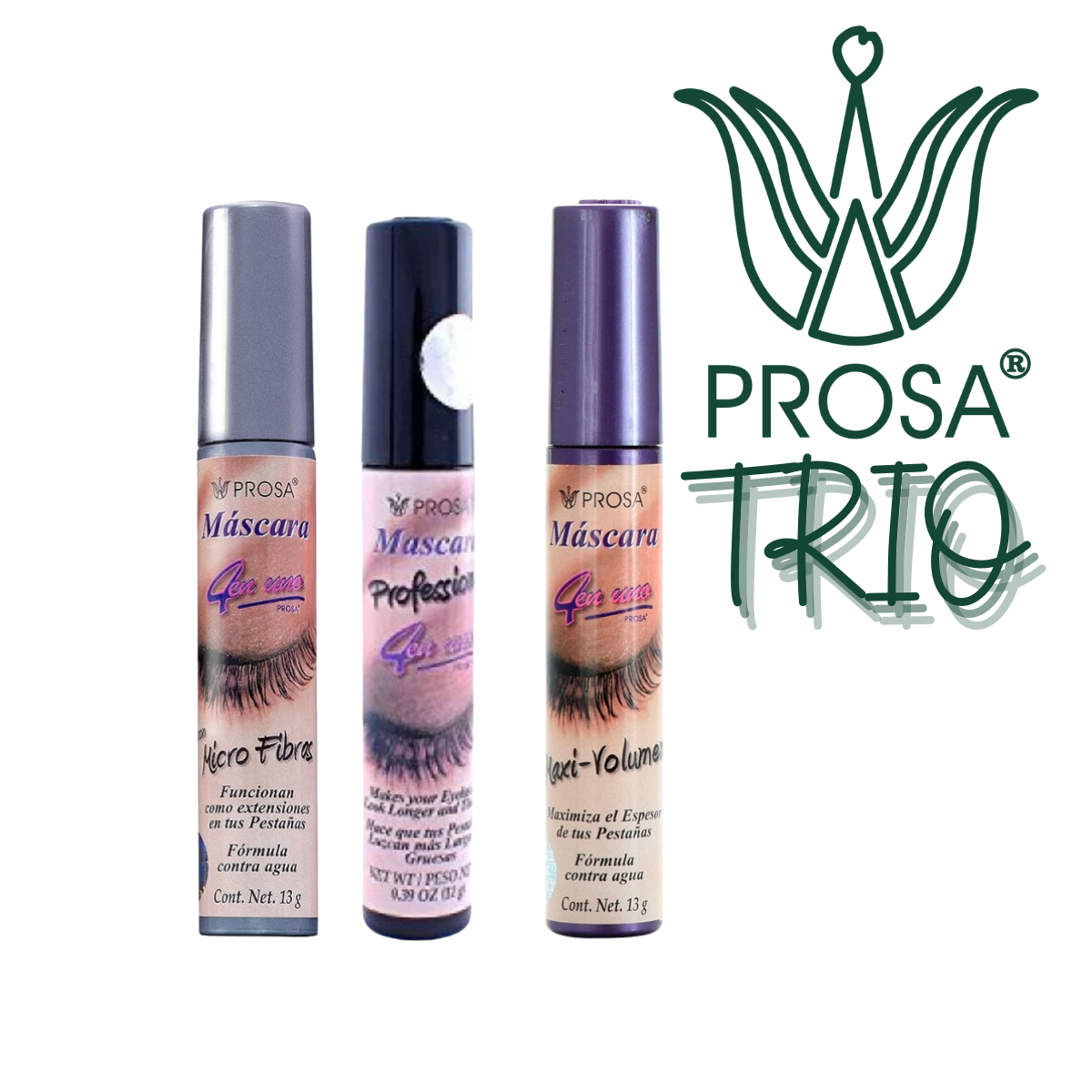 PROSA TRIO Mascara 4 in 1